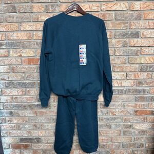 NWT 1996 Olympics Hanes Old Stock Sweatshirt Sweatpants Outfit Medium Green Wear